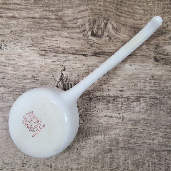 VTG Noritake "M" Japan Three Footed Condiment Bowl w Spoon Saucer Plate Floral - Picture 5 of 13